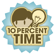 10 Percent Time logo