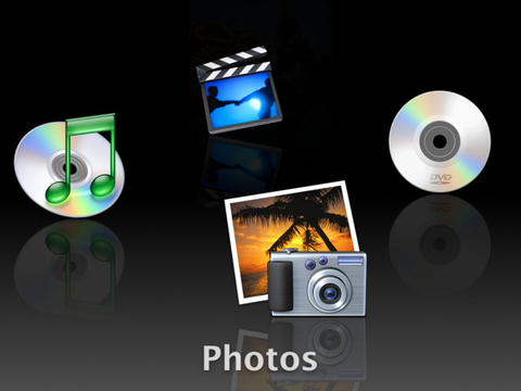 Front Row screen shot